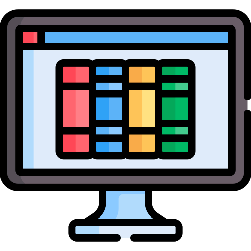 Online library icône