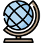 Earth globe icon 64x64