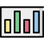 Bar chart icon 64x64