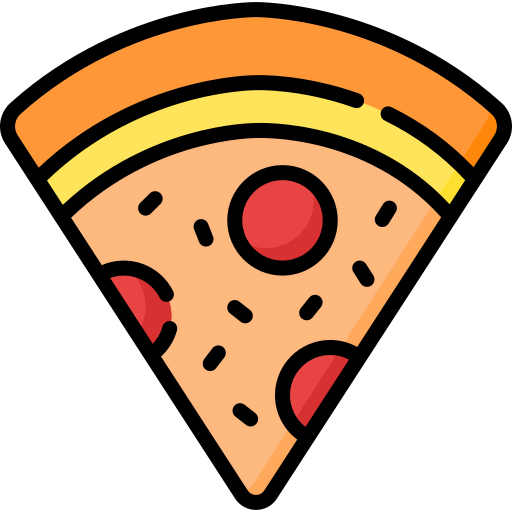 Pizza slice icon