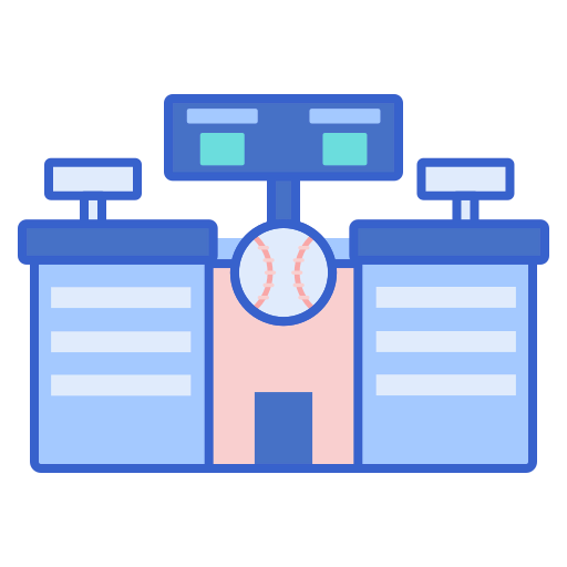 Baseball stadium icon