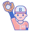 Baseball player Ikona 64x64