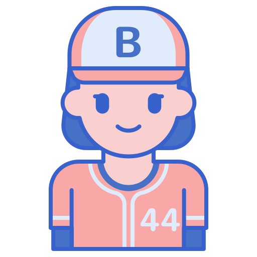 Baseball player icon