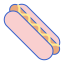 Hot dog Ikona 64x64