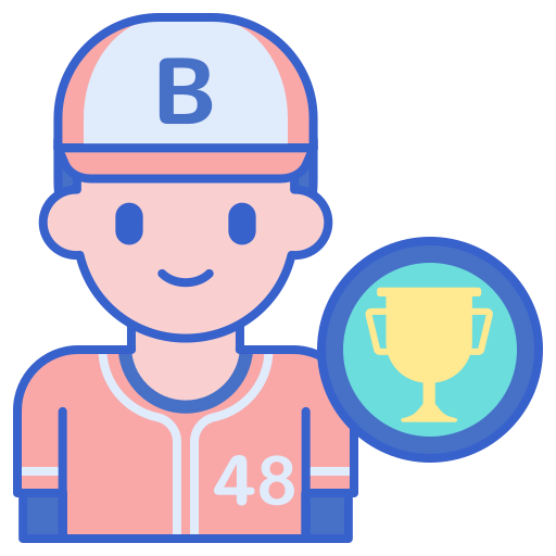 Baseball player icon
