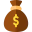 Money bag icon 64x64