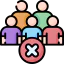 No crowd icon 64x64