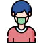 Medical mask icon 64x64