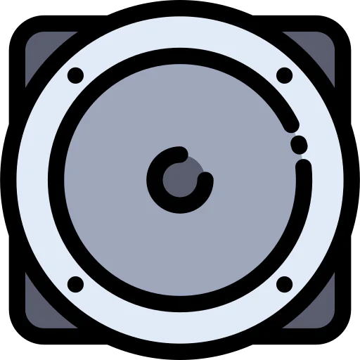 Speaker cone icon