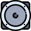 Speaker cone icon 64x64