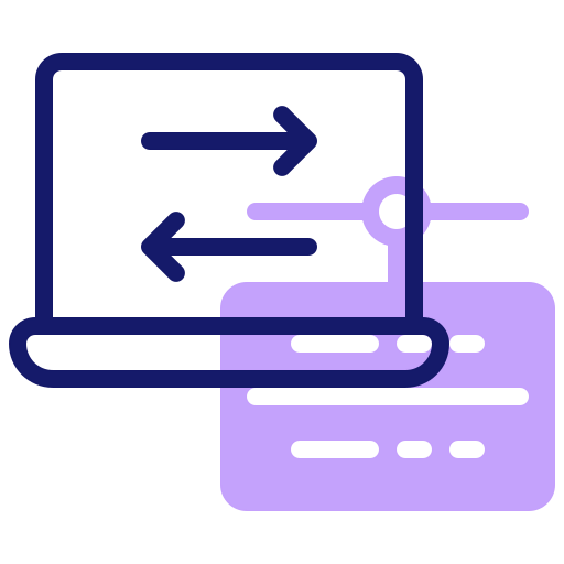 Data transfer icon