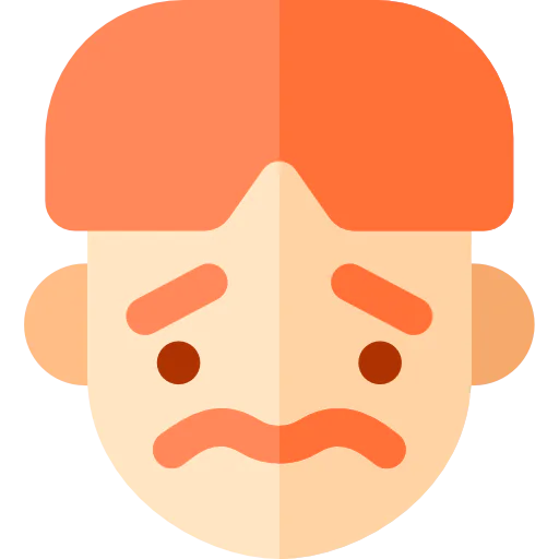 Scared icon