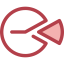 Pie chart Ikona 64x64