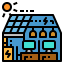 Solar house ícono 64x64