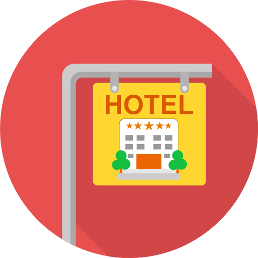 Hotel sign icône