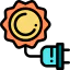Sun energy icon 64x64
