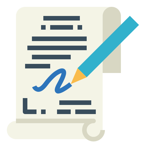 Contract icon
