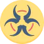 Biohazard sign Symbol 64x64