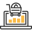 Online shopping icon 64x64