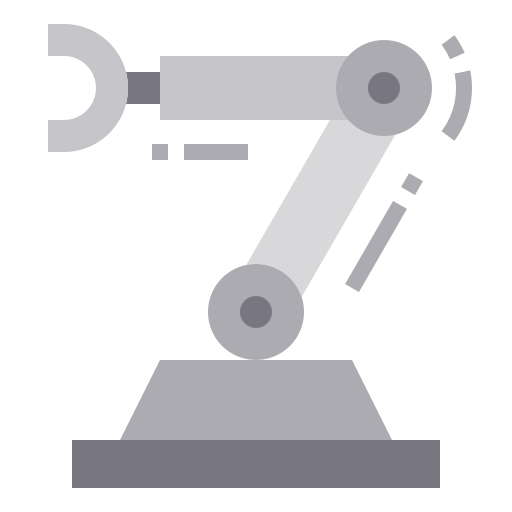 Robotic arm icon