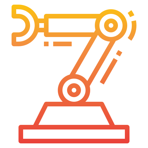 Robotic arm icon