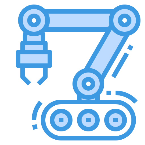 Robotic arm icon