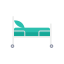 Hospital bed 图标 64x64