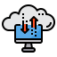 Cloud computing icon 64x64