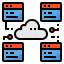 Cloud computing icon 64x64