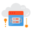 Cloud computing icon 64x64