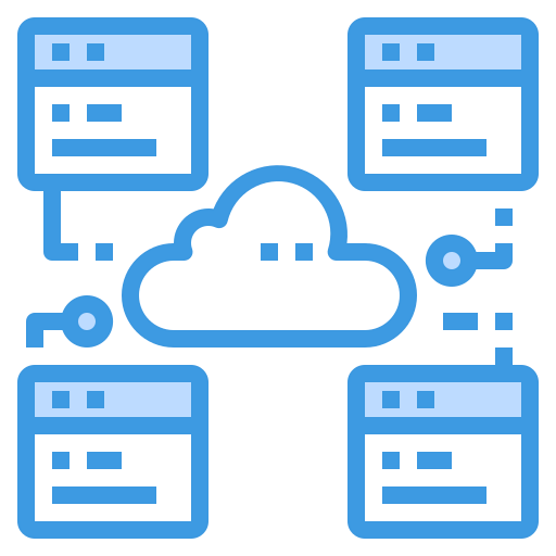Cloud computing icon