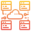 Cloud computing ícone 64x64