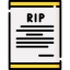 Death certificate icon 64x64