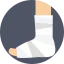 Broken leg ícono 64x64