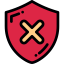 Unsecured shield 图标 64x64