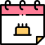 Birthday date icon 64x64