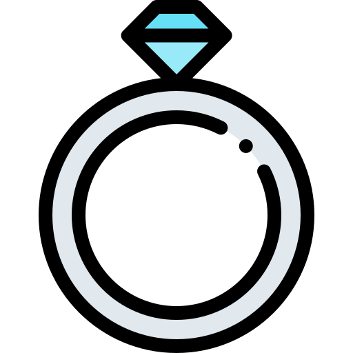 Diamond ring icon