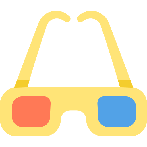 3d glasses biểu tượng