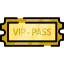 Vip pass icon 64x64