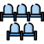 Cinema seats アイコン 64x64