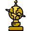 Золотой глобус иконка 64x64