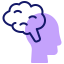 Brain organ icon 64x64