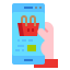 Online shopping icône 64x64