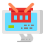 Online shopping icône 64x64