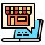 Online shopping ícono 64x64