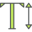 Text height icon 64x64