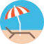 Sunbed icon 64x64
