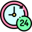 24 hours icon 64x64