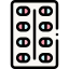 Contraceptive pills icon 64x64