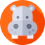 Hippopotamus icon 64x64